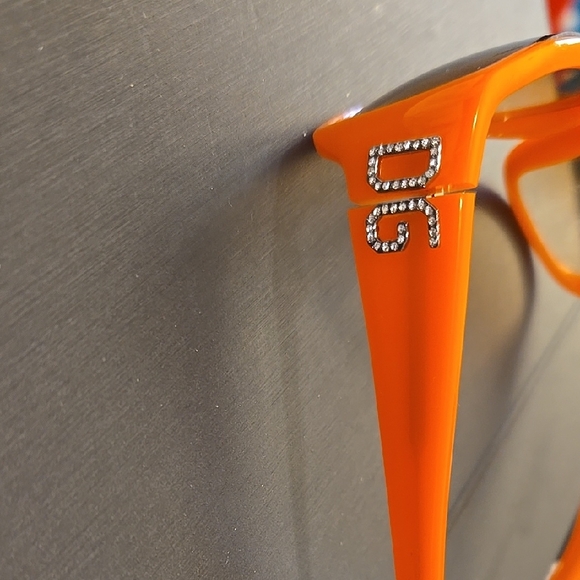 Orange Sunglasses with Brown Lenses - Picture 5 of 8